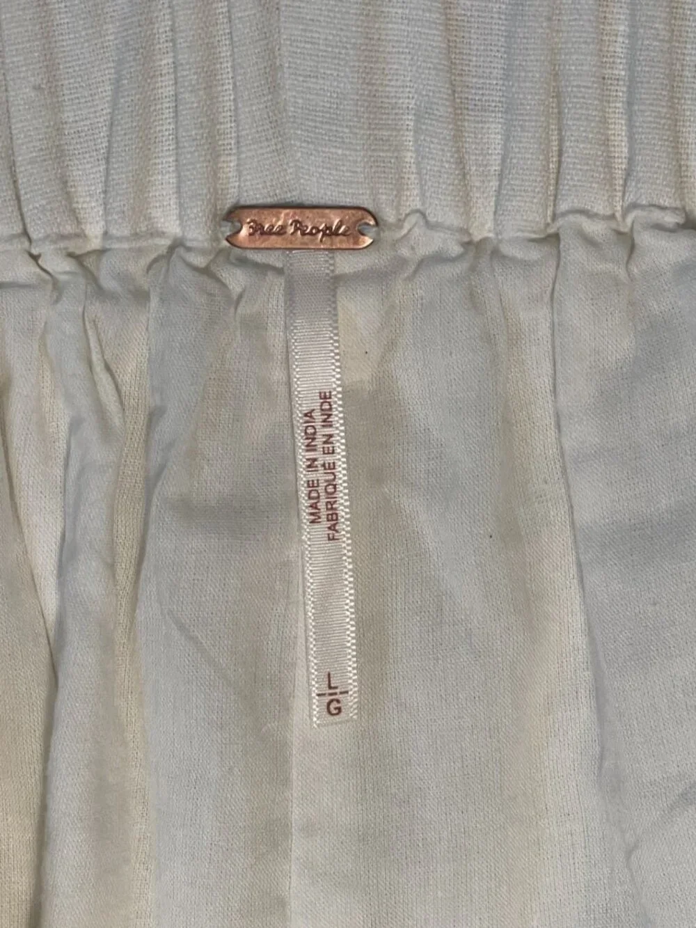 Free People lightweight white